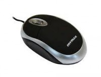 Mouse USB Preto/Prata Mymax